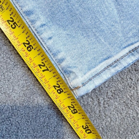 Driftwood Audrey High Rise Embroidered Side Trim Jeans Size 28 Straight Leg - Picture 14 of 16